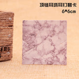 100pcs Paper Necklace Card Bracelet Earrings Display Packaging Card