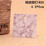 100pcs Paper Necklace Card Bracelet Earrings Display Packaging Card