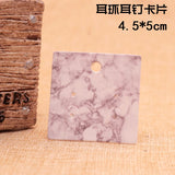 100pcs Paper Necklace Card Bracelet Earrings Display Packaging Card