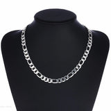 10MM 20'' 24'' Men Necklace 925 Silver Chain Necklaces For Male Jewelry