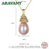 10MM Freshwater Pearl Pendant Necklace 3 Colors Pearl Jewelry