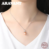 10MM Freshwater Pearl Pendant Necklace 3 Colors Pearl Jewelry