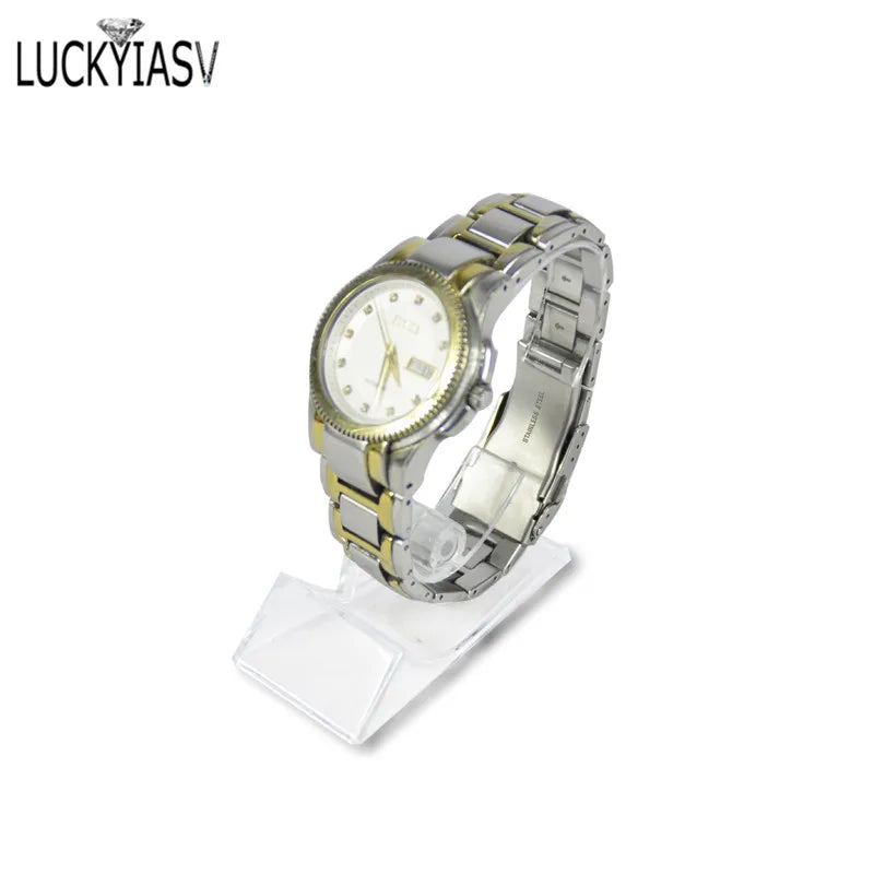 10pcs Acrylic Clear Watch Bracelet Display Stand Rack