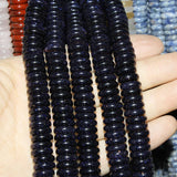 12x4mm Natural Stone Spacer Beads Strand for DIY Jewelry