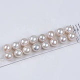 14-15mm Natural Freshwater Round Shape Loose Pearls Beads
