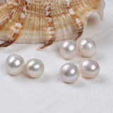 14-15mm Natural Freshwater Round Shape Loose Pearls Beads