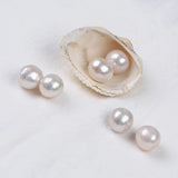 14-15mm Natural Freshwater Round Shape Loose Pearls Beads