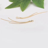 14K Plated Ear wire Earring Back Diy Jewelry Findings Accessories