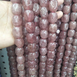 15x20mm Strawberry Quartz Stone Beads for DIY Necklace Jewelry Making