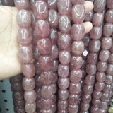 15x20mm Strawberry Quartz Stone Beads for DIY Necklace Jewelry Making