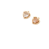 Heart Crystal Rhinestone Necklace Pendants 20pcs