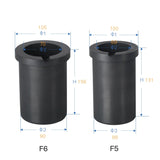 1-4kg Capacity Graphite Crucible for Melting and Silver