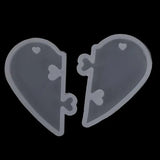 Silicone Jewelry Mold for Love Heart Charms Pendant Making Resin