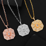 High Chains Square Necklace Noble Accessories Neck Jewelry for women