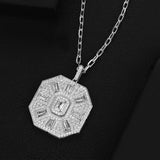 High Chains Square Necklace Noble Accessories Neck Jewelry for women