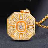 High Chains Square Necklace Noble Accessories Neck Jewelry for women