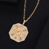 High Chains Square Necklace Noble Accessories Neck Jewelry for women