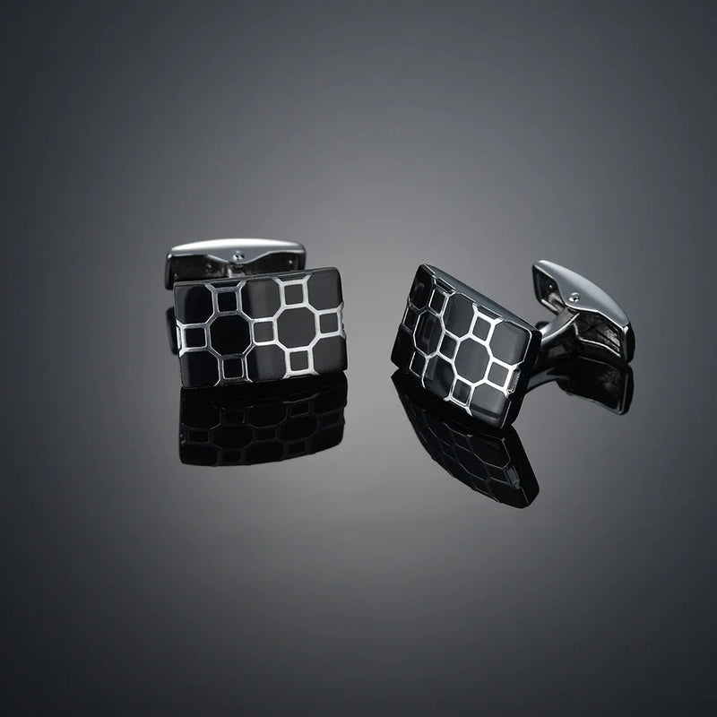 Stainless Steel Mens French Cuff Links Wedding Groom Party