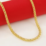 High 24K Plated Lantern Necklace for Men