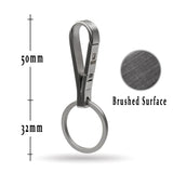 304 Stainless Steel Men Car Keychain Key Ring Metal Key Chain