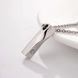 316L Stainless Steel Cremation Jewelry Keepsake Memorial Urn Pendant Necklace
