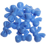 450pcs/Lot Acrylic Ribbon Knot Bow Beads Solid Pastel Colors 20*15MM