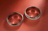 4mm Frosted Ring For Men And Women Exclusive Couple Wedding Band Ring