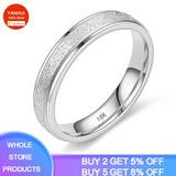 4mm Frosted Ring For Men And Women Exclusive Couple Wedding Band Ring