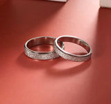 4mm Frosted Ring For Men And Women Exclusive Couple Wedding Band Ring