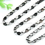 4mm Stainless Steel Coffee Plating Long Strip Bracelet