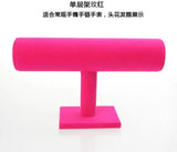 5 Colors Velvet Bracelets Chain Watch Rack Jewelry Display Stand