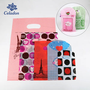 5 Sizes Mixed Small/Medium Plastic Gift Pouches DIY Wedding Jewelry Bags