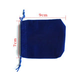 50Pcs 7x9cm Velvet Drawstring Pouch Bag/Jewelry Bag