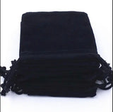 50Pcs/lot 5x7cm Velvet Drawstring Pouch Jewelry Christmas Wedding Bag