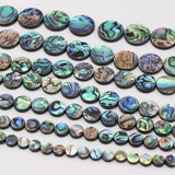 5pcs Abalone Shell Coin Beads for Jewelry Making DIY Charms Necklace Bracelet
