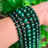 6/8/10mm AA Malachite Bead Round Loose Beads for Jewelry Making DIY