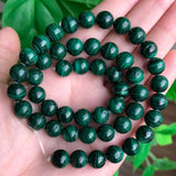 6/8/10mm AA Malachite Bead Round Loose Beads for Jewelry Making DIY