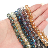 6*8mm Crystal Bell Beads Glass Loose Spacer Beads for Jewelry Making