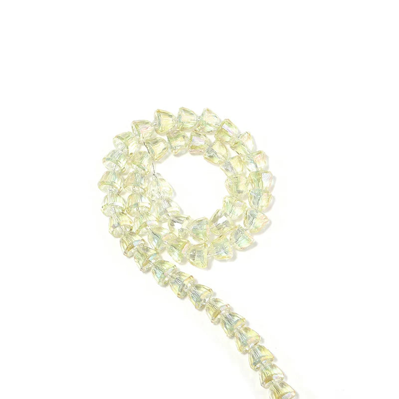 6*8mm Crystal Bell Beads Glass Loose Spacer Beads for Jewelry Making