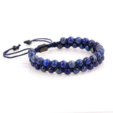 6mm Tiger Eye Stone Beads Double Layer Bracelet