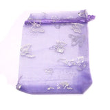 Random Mix Colors Organza Bags Wedding Gift Pouches 100pcs