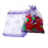 Random Mix Colors Organza Bags Wedding Gift Pouches 100pcs