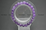 8mm Amethyst Stone Round Beads Bracelet