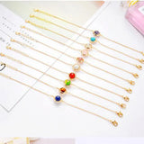 8mm Natural Stone Beads Bracelet Elastic Jewelry Set