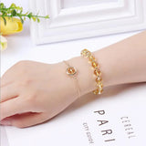 8mm Natural Stone Beads Bracelet Elastic Jewelry Set
