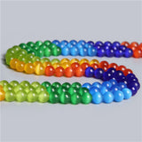 8mm Natural Stone Beads Mixed Agates Turquoises Malachite Round Stones Bead