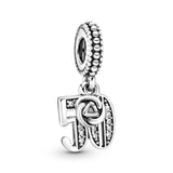 925 Silver Celebration Dangle Charm for Necklace or Bracelet Women