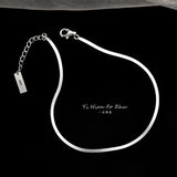 925 Silver Anklet Snake Chain Beach Foot Jewelry Gift