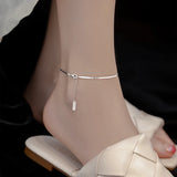 925 Silver Anklet Snake Chain Beach Foot Jewelry Gift