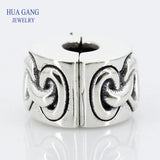 925 Silver Heart Intertwined Beads for Pandora Bracelets DIY